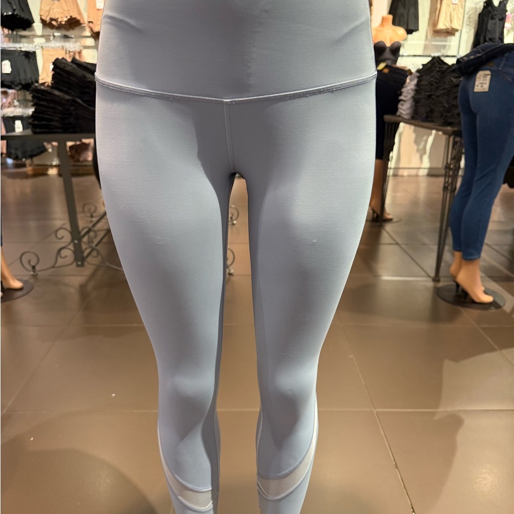 Lululemon Athletica Blue Leggings High Waist Stretch
